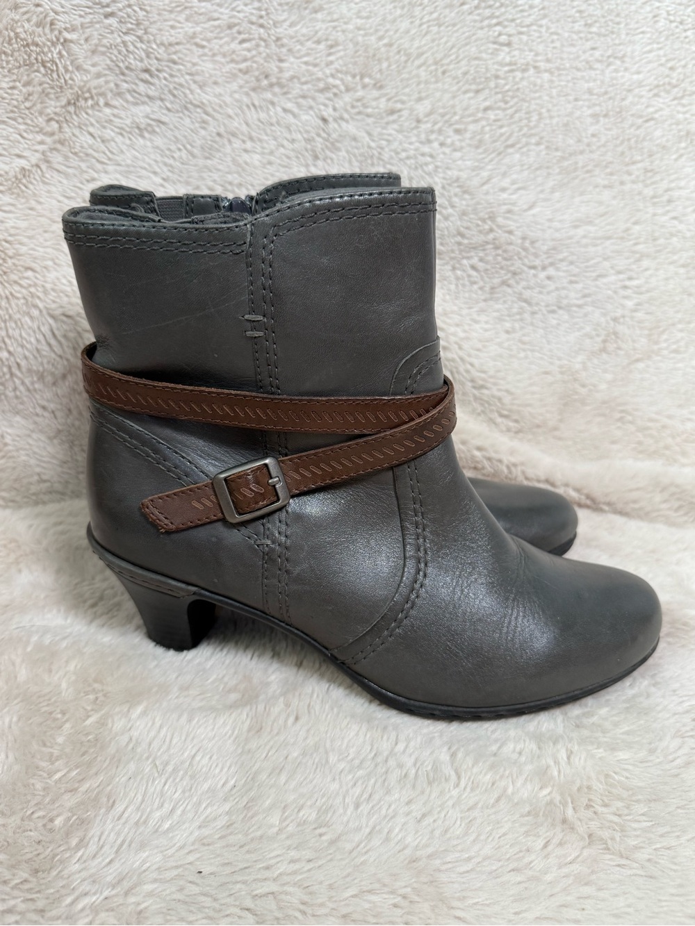 Rockport Cobb Hill Leather Ankle Boots Womens Sz 7.5